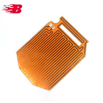 12V 24V Electric flexible kapton thin polyimide Heating film heater for Car Mirror