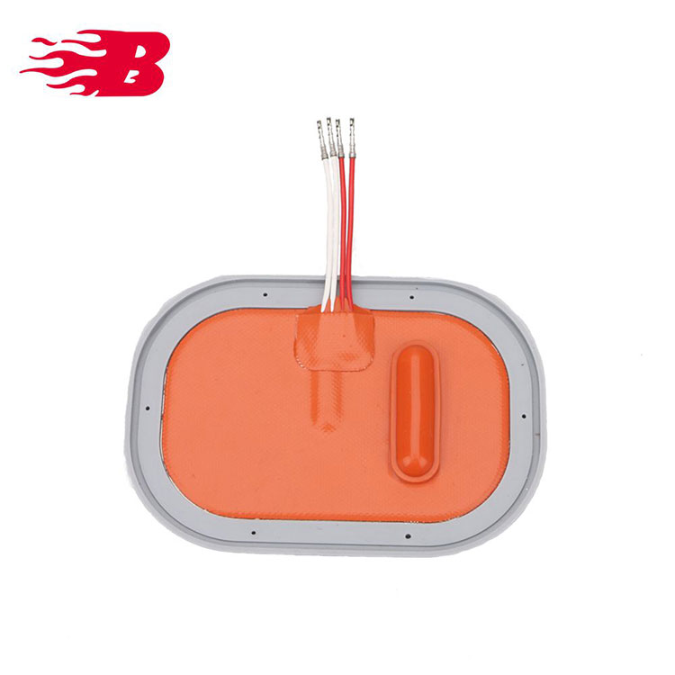 24v 12v 120v 220v 200 degree Industrial flexible silicone rubber heating pad plate heater with thermostat Bipap Heater