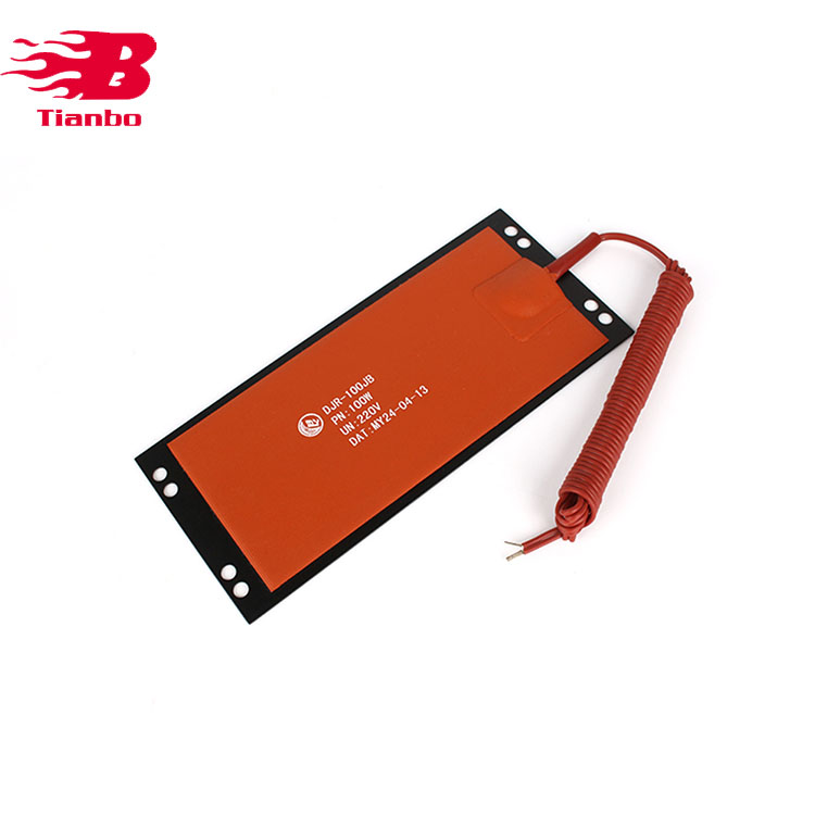 Car Battery Heating Use Silicone Rubber Heating Plate