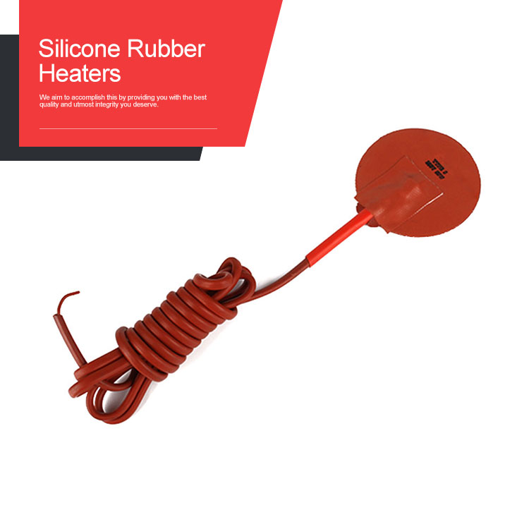 Electric Custom Flexible Silicone Rubber Surface Heater for Drum /3D Printer