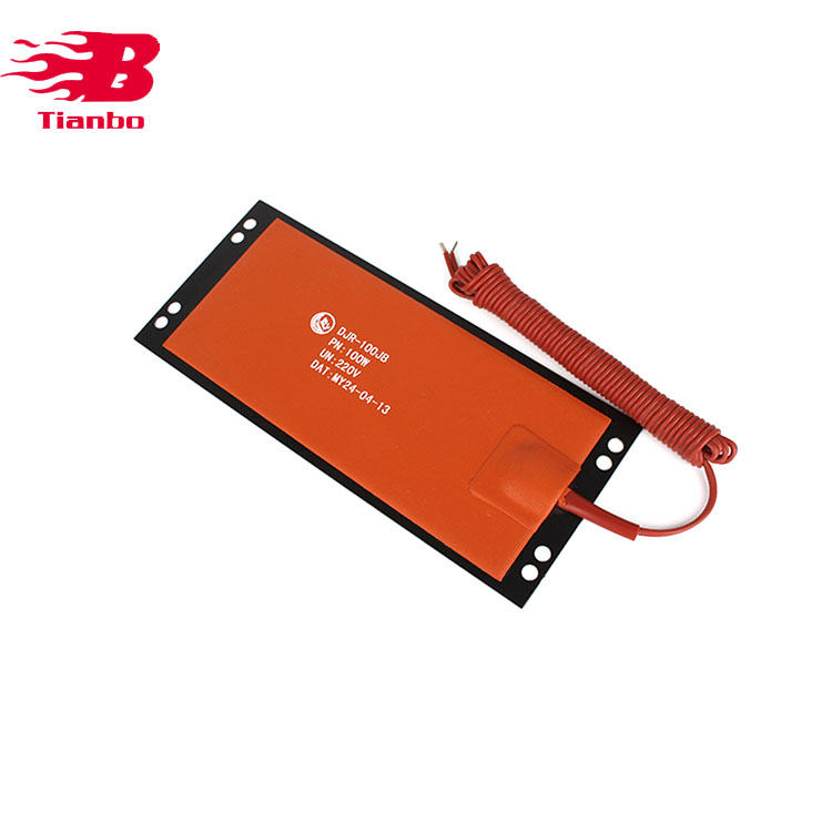 Dehumidification Equipment Ce Approved 230V 120W Silicone Rubber Heater Flexible Heat Plate