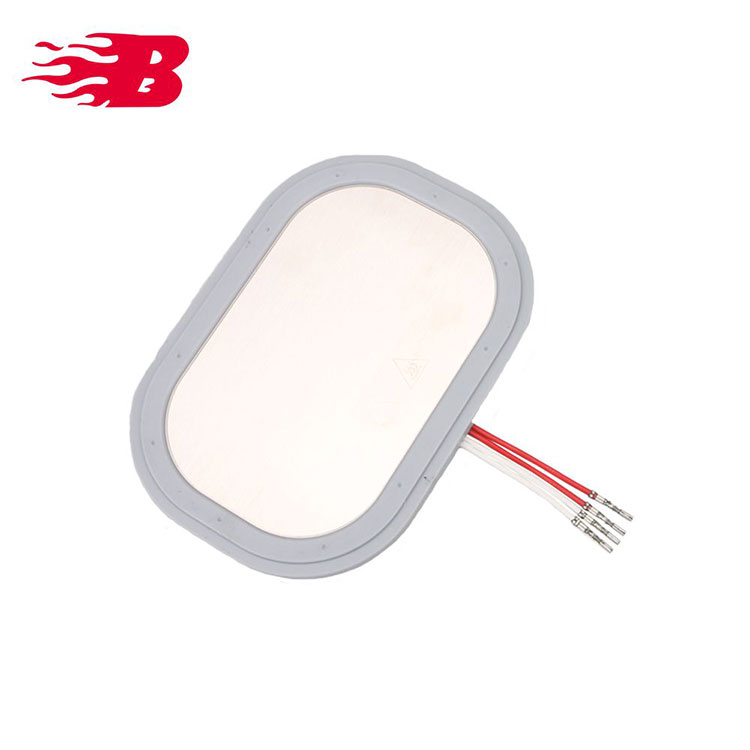 Customized Silicone Rubber Heating Pad Flexible Drum Heater 12v heating element flexible Flexible Heater Of Bipap Covid 19