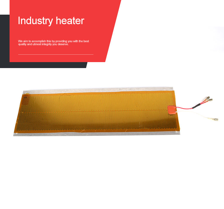 High Temperature Kapton Polyimide Thin Film Pi Heater Flexible Heating Mat 12V DC with 3m Adhesive