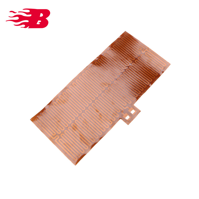 Flexible polyimide film pcb kapton heater with 3m adhesive