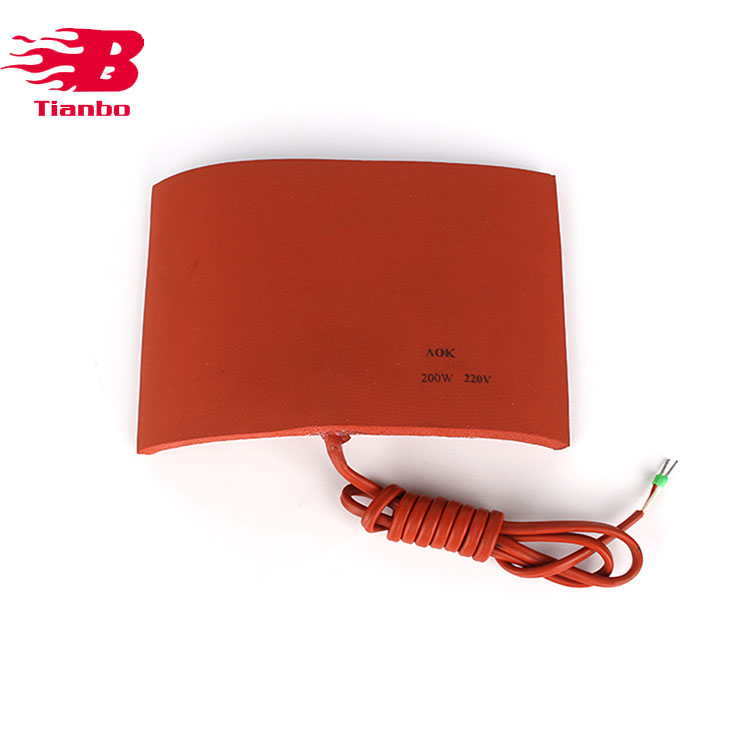Flexible electric Heating Elements Silicone Rubber Heater Pads with Thermostat  for Mug Heaters