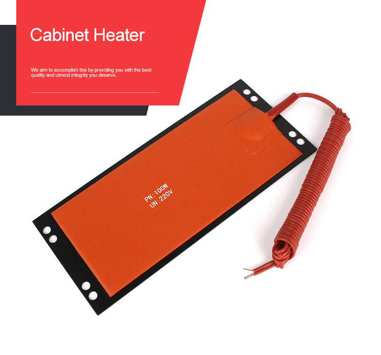 Silicone Rubber Electric Heater Dehumidifier For Communication Cabinets