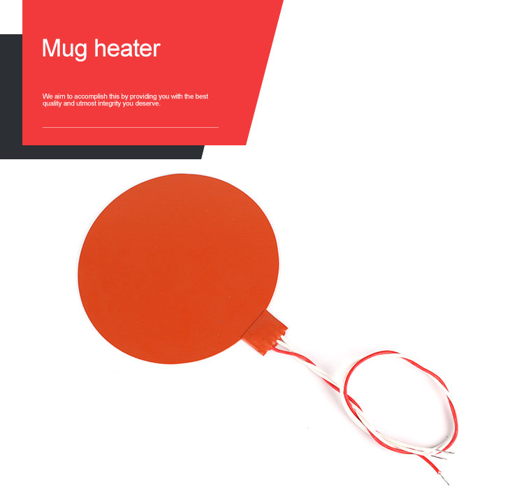 Wholesale 24v 36v 110v High quality band heater ce Silicone rubber heating  Silicone Flexible Cup Electric Hot Heater