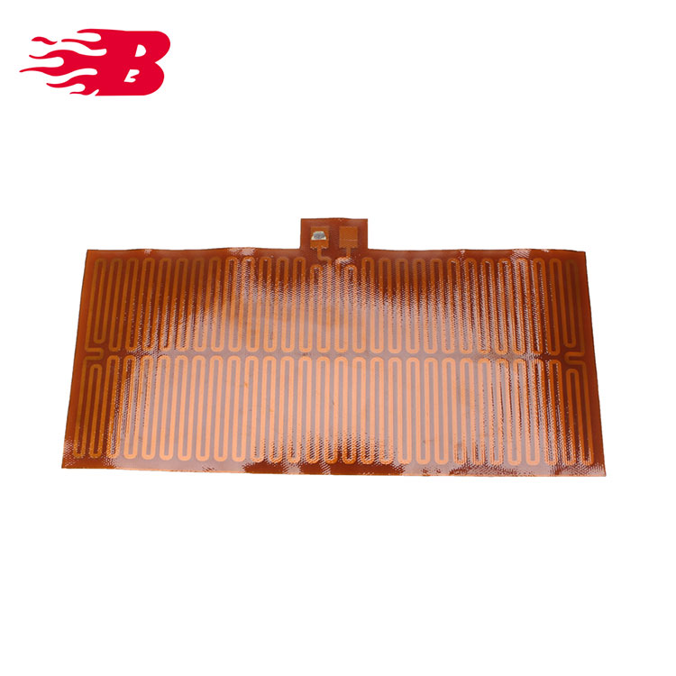 Yellow Customized Electric Heating Element Polyimide Film Heater